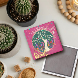 Íman Bonito árvore roxa apenas respira inspirividade