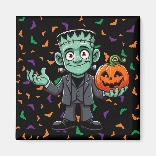Íman Bonito, caricatura do monstro do Frankenstein (Frente)