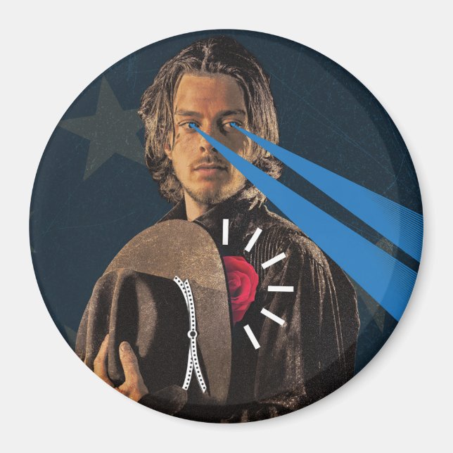 Íman Bonito Cowboy procura por amores (Frente)