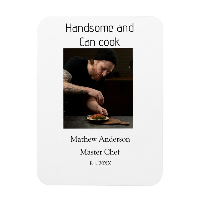 Íman Bonito e sabe cozinhar adicionar nome master chef  (Vertical)