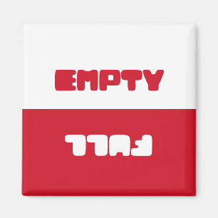 Íman Bonito esvazie ou máquina de lavar louça complet