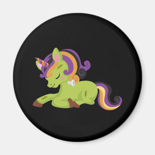 Íman Bonito Frankenstein Unicorn Halloween Magnet