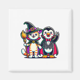 Íman Bonito Halloween Kids Pinguin Vampiro Cat Witn Fun