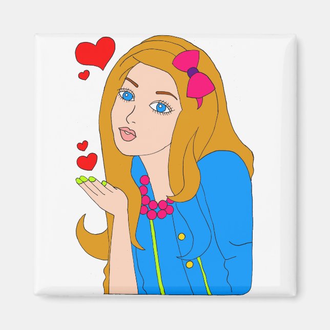 Íman Bonito menina (Frente)