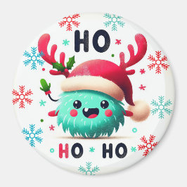 Íman Bonito monstro de Natal fofo