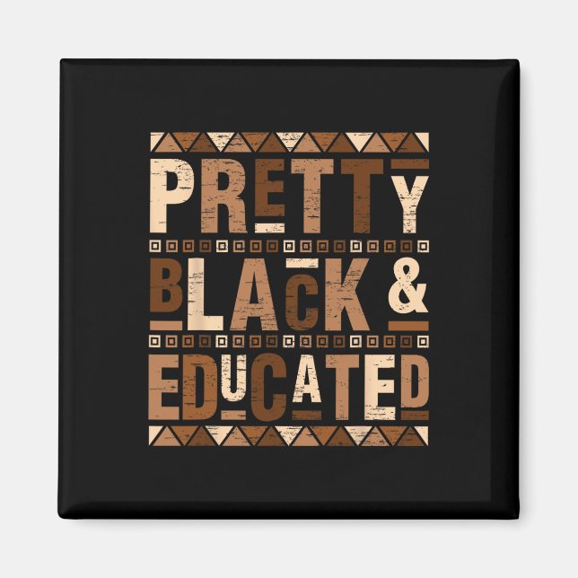 Íman Bonito Negro E Educado Eu Sou O Forte Africano (Frente)