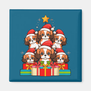 Íman Bonito Rei Charles Cavalier O Cachorro Árvore de N