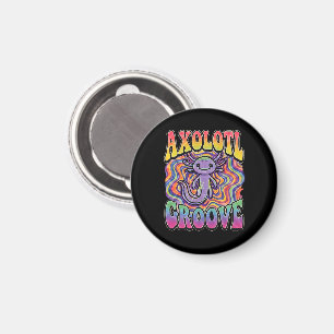 Íman Bonito Retro Axolote Groove psicodélico anos 70 hi
