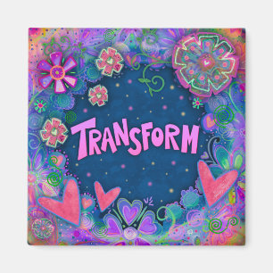 Íman Bonito Rosa Transforme Diversão Inspirivência Flor