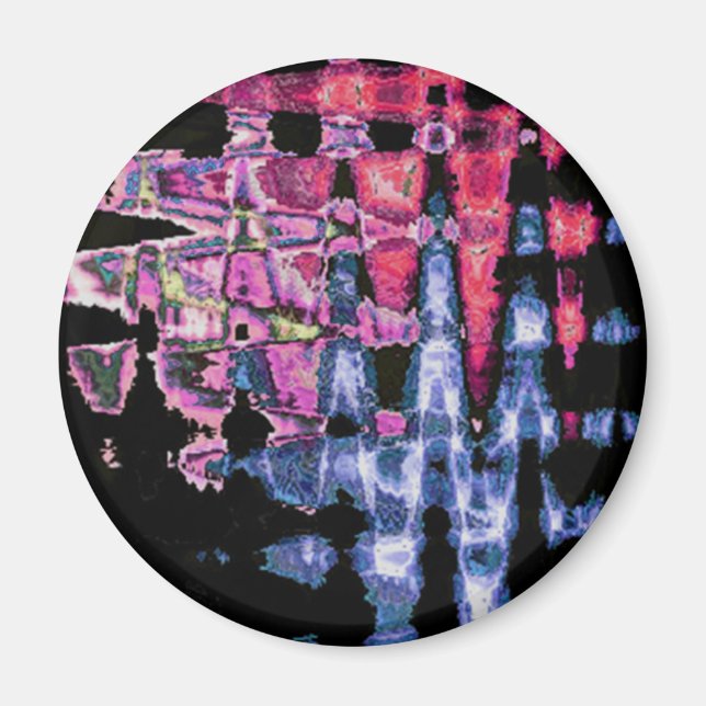 Íman Bonito roxo, Cinza de Cinza e Aquarela Preta (Frente)