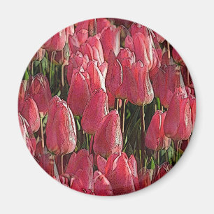 Íman Bonito Tulipas Rosa