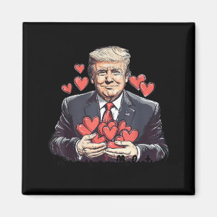 Íman Bonito valentine engraçado trump é valentine engra