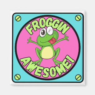 Íman Bonitos Sapos Magnet Froggin - Presentes Animais F