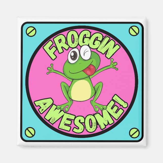 Íman Bonitos Sapos Magnet Froggin - Presentes Animais F (Frente)