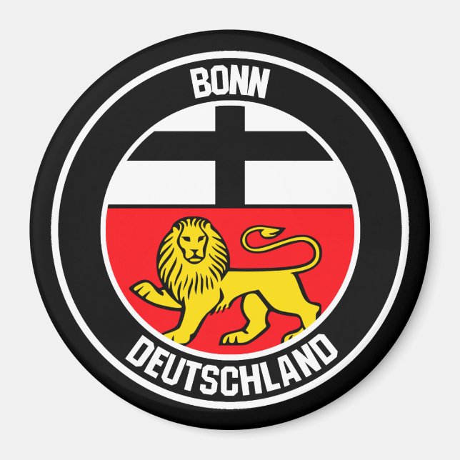 Íman Bonn Round Emblem (Frente)