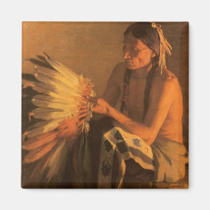 Íman Bonnet da Guerra Antiga por Joseph Henry Sharp