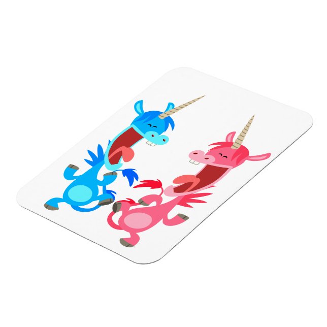 Íman Bons desenhos animados Unicórnios Flexíveis (Left Side)