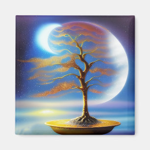 Íman bonsai paisagem lunar