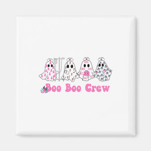 Íman Boo Boo Crew Cancer Enfermeira Fantasma Halloween