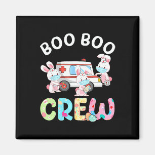 Íman Boo Boo Crew Fund Bunny Ems Emt Enfermeira paraméd
