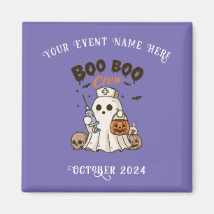 Íman Boo Boo Crew Halloween Magnet para Enfermeiras