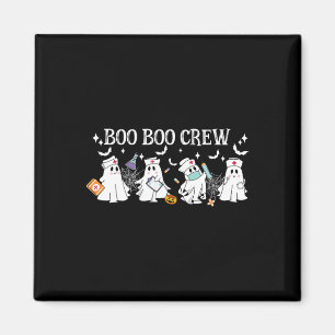 Íman Boo Boo Crew Nurse Ghost Dia de as Bruxas engraçad