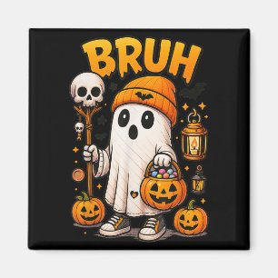 Íman Boo Bruh Ghost Halloween Trick Ou Tratar Fantasmas