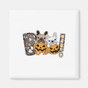 Íman Boo French Bulldog Pumpkin Candy Dog Puppy Hallowe