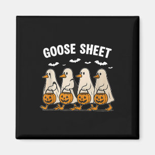 Íman Boo Goose Sheet Goose Costume Spooky Goose Hallowe
