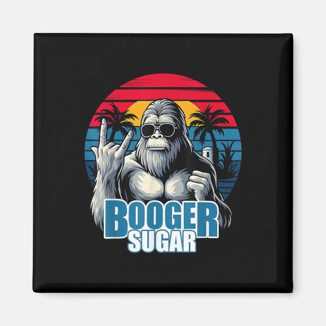Íman Booger Sugar Sasquatch Funny Gorilla Bigfoot (Frente)