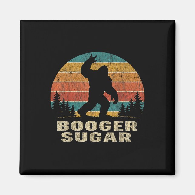 Íman Booger Sugar Sasquatch Funny Meme  (Frente)