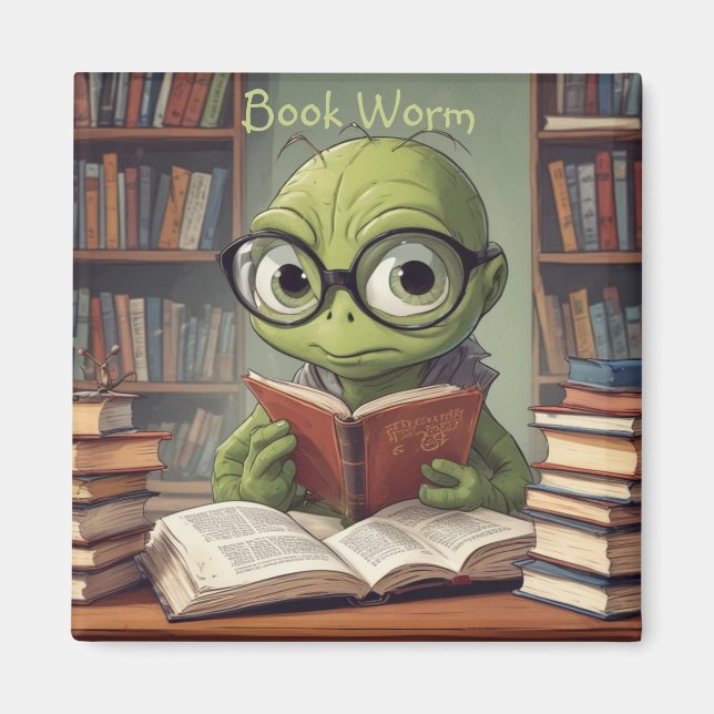 Íman Bookworm (Frente)
