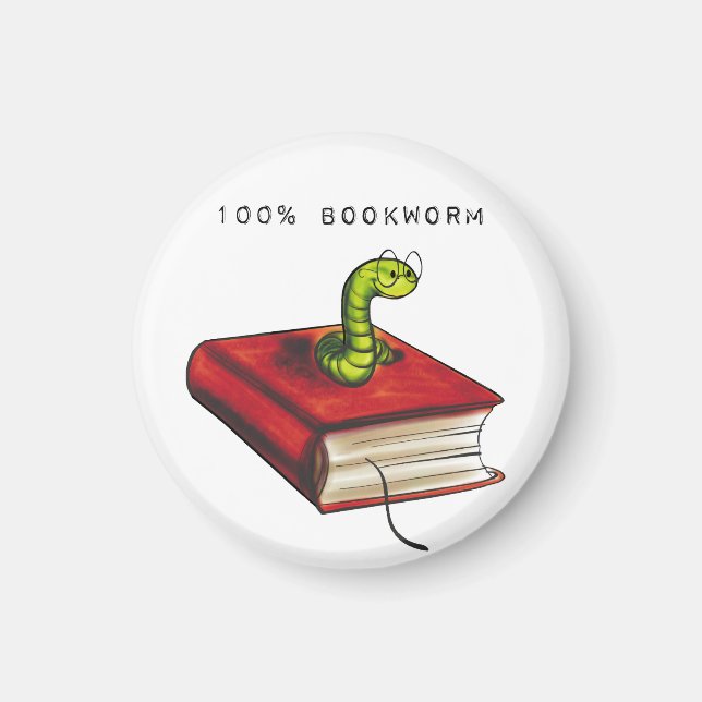 Íman Bookworm 100% (Frente)