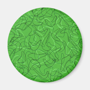 Íman Boomerang Verde Retroativo
