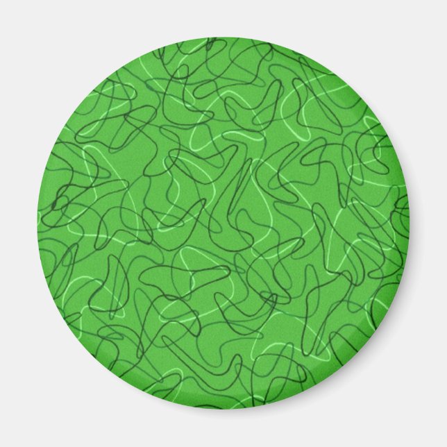 Íman Boomerang Verde Retroativo (Frente)