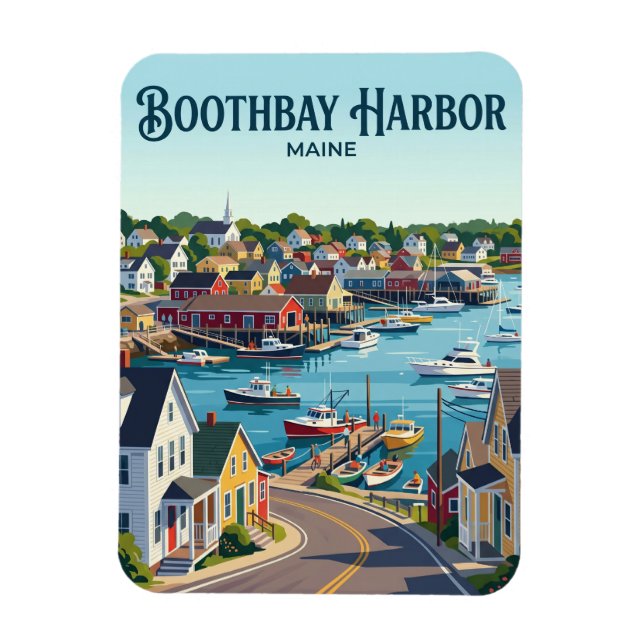 Íman Boothbay Harbor EUA (Vertical)