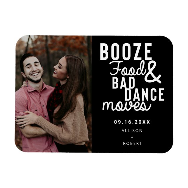 Íman Booze Comida e Dança Incorreta Movimenta Engraçada (Horizontal)
