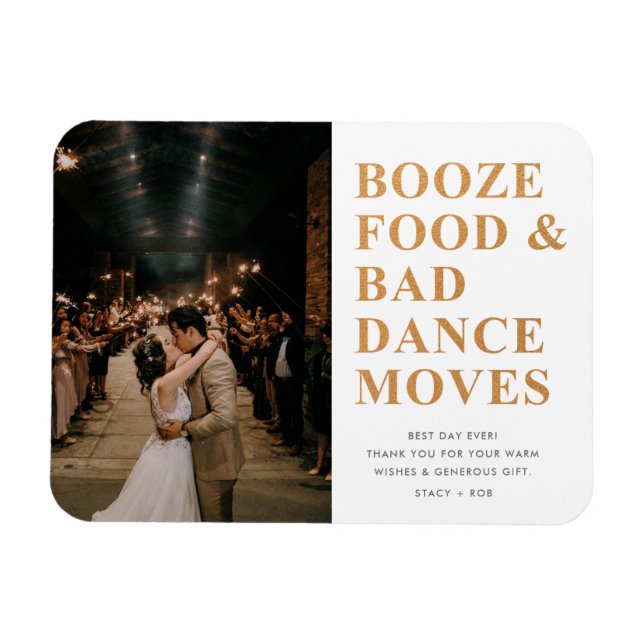 Íman Booze Comida Má Dança Desloca-Se A Casar Obrigado (Horizontal)