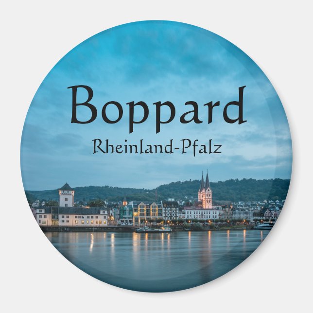 Íman Boppard Alemanha (Frente)