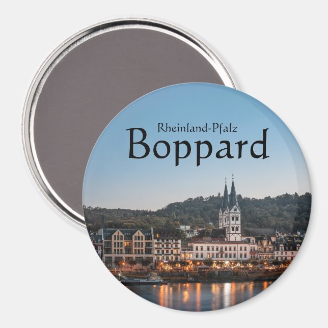 Íman Boppard Alemanha Souvenir (Front/Back)