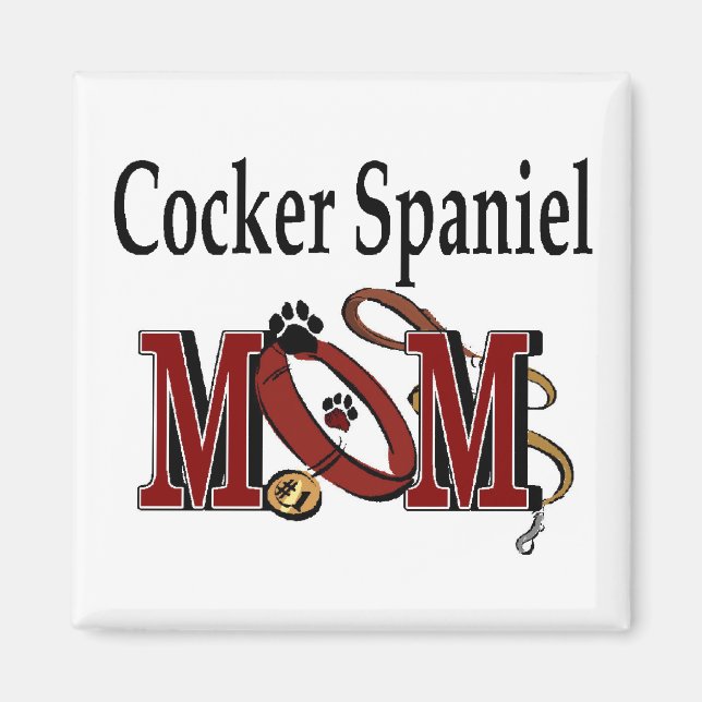 Íman Boqueiro Cachorro Espanhol Mães Presentes (Frente)