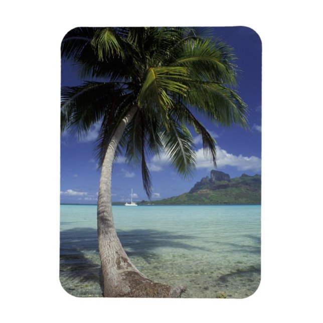 Íman Bora Bora, Polinésia Francesa Mt. Otemanu visto (Vertical)