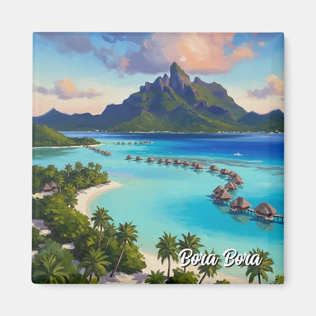 Íman Bora Bora Travel (Frente)