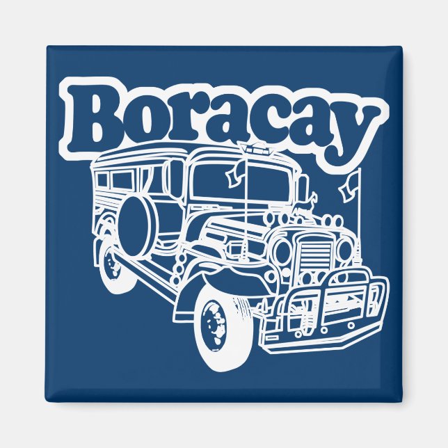 Íman Boracay Jeepney (Frente)