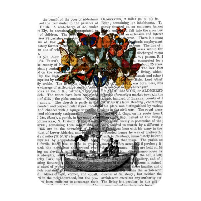 Íman Borboleta (Vertical)