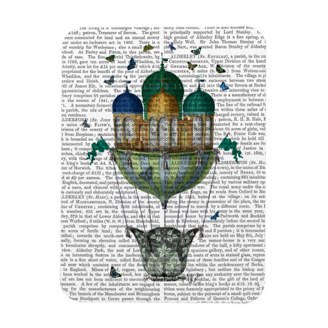 Íman Borboleta (Vertical)