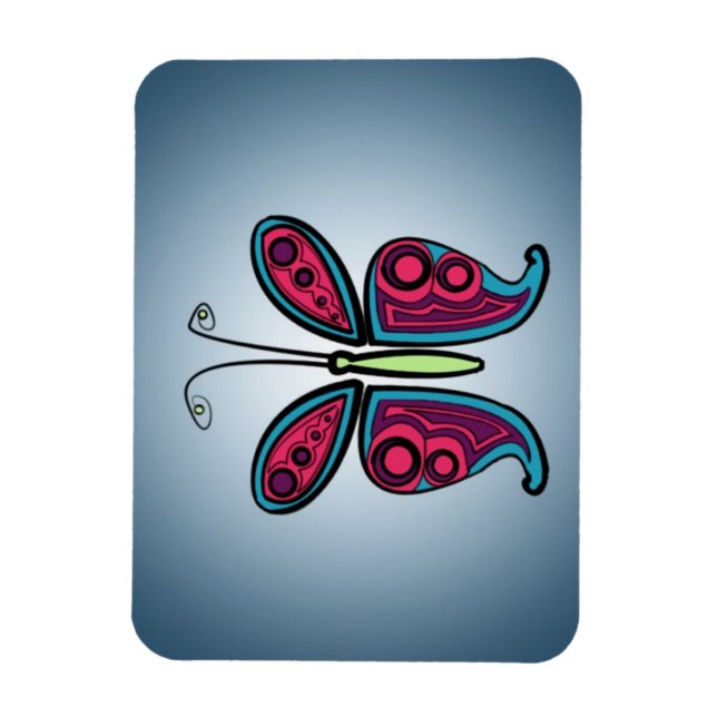 Íman Borboleta (Vertical)