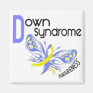Íman BORBOLETA 3,1 de Síndrome de Down