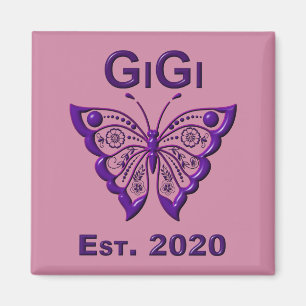 Íman Borboleta Adorável Gigi "Est 2020"