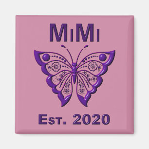Íman Borboleta Adorável Mimi "Est 2020"